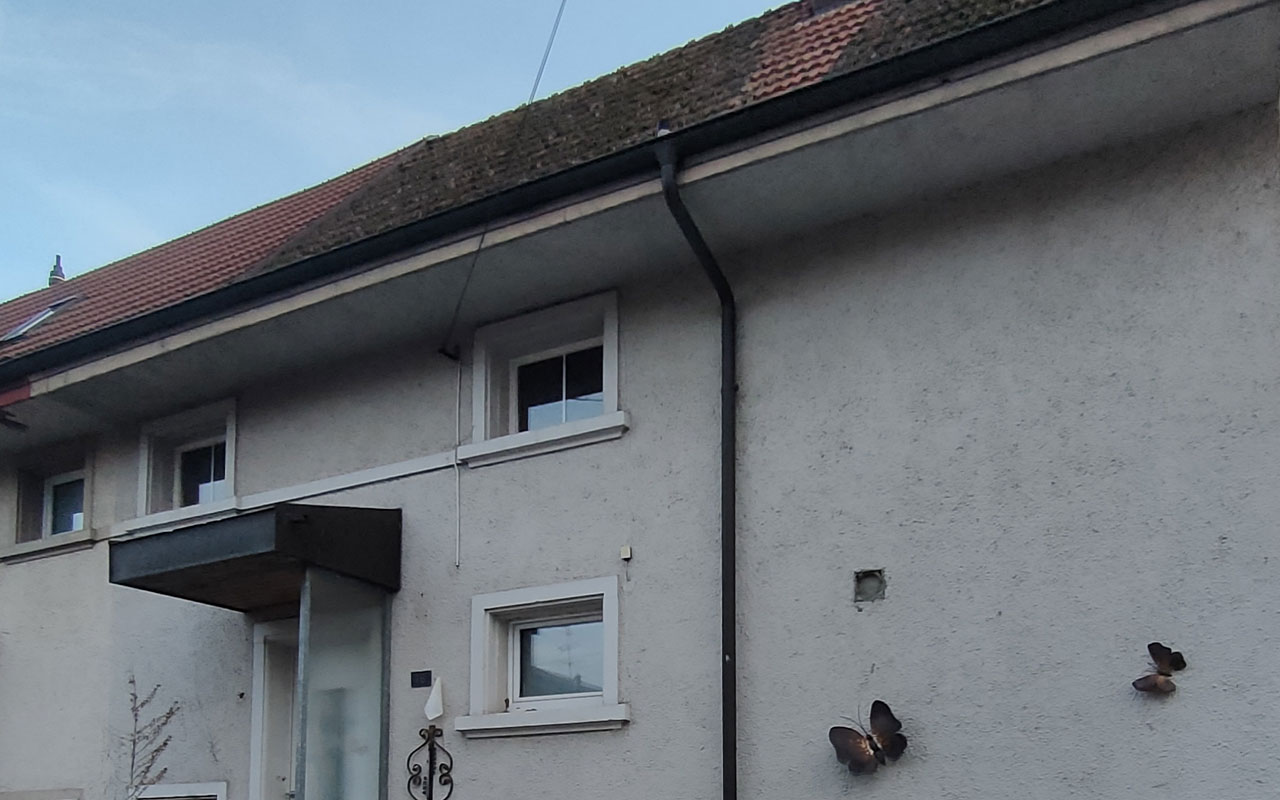 Fassadengestaltung Doppelhaushaelften