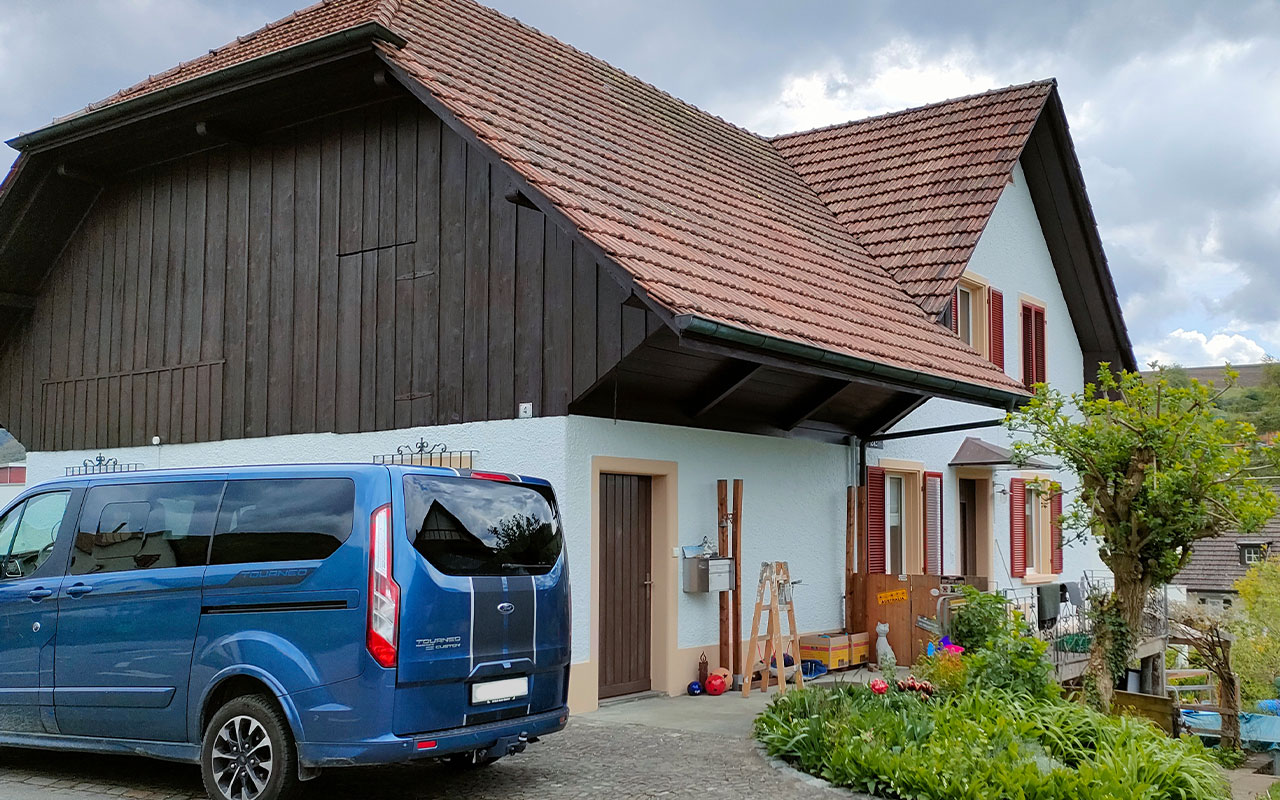 Frisch gepflegte Fassade