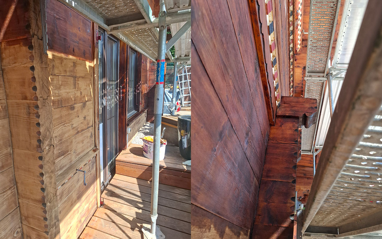 Grossprojekt Holzfassade